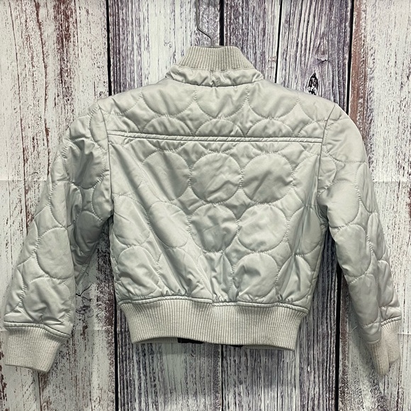 Authentic Original Cherokee Girls Grey Bomber Puffer Jacket Size XS (4/5). #5128 - Picture 2 of 8